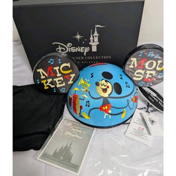 New Box Disney Parks Designer Collection Dave Perillo Mickey Ears Hat Music Song main image 6